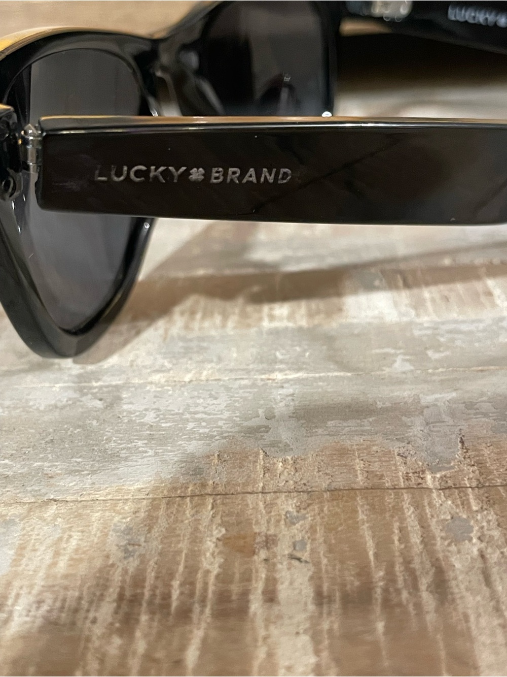 Lucky Brand Black Wayfarer-Style Sunglasses - Picture 3 of 3